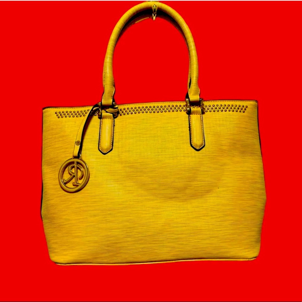 Rimen & Co. Yellow Handbag - New  with Tags